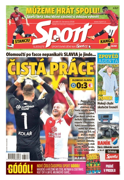 E-magazín Sport - 23.7.2018 - CZECH NEWS CENTER a. s.