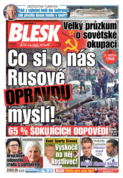 E-magazín Blesk - 21.8.2018 - CZECH NEWS CENTER a. s.