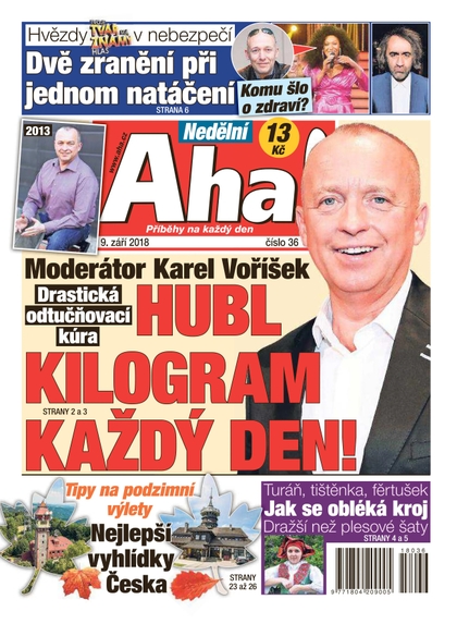 E-magazín Nedělní AHA! - 9.9.2018 - CZECH NEWS CENTER a. s.
