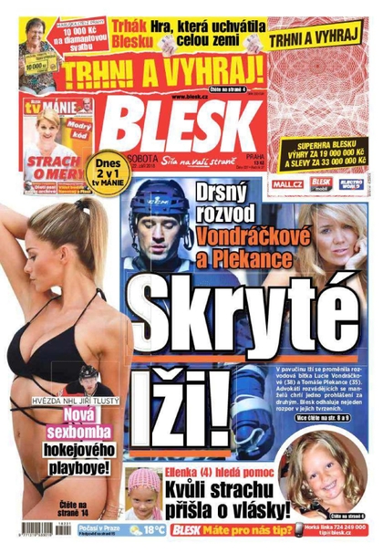 E-magazín Blesk - 22.9.2018 - CZECH NEWS CENTER a. s.