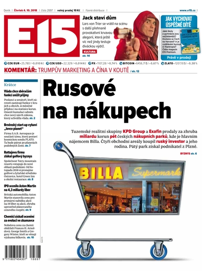 E-magazín E15 - 4.10.2018 - CZECH NEWS CENTER a. s.