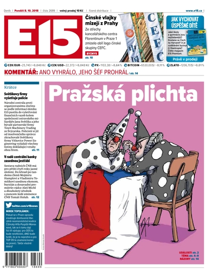 E-magazín E15 - 8.10.2018 - CZECH NEWS CENTER a. s.