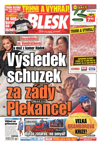 E-magazín Blesk - 11.10.2018 - CZECH NEWS CENTER a. s.