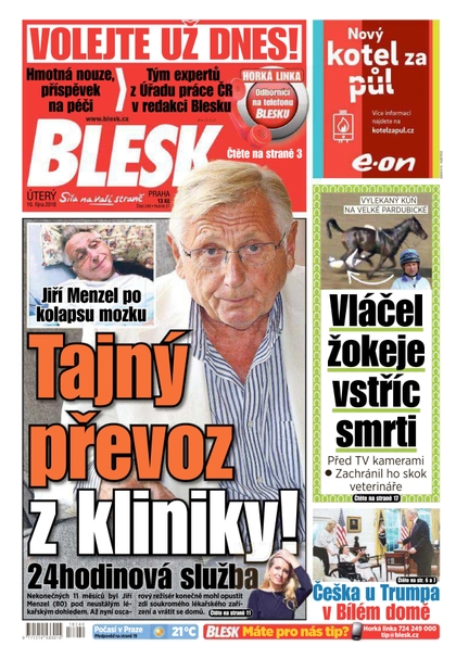 E-magazín Blesk - 16.10.2018 - CZECH NEWS CENTER a. s.