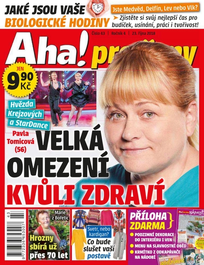 E-magazín AHA! pro ženy - 43/2018 - CZECH NEWS CENTER a. s.
