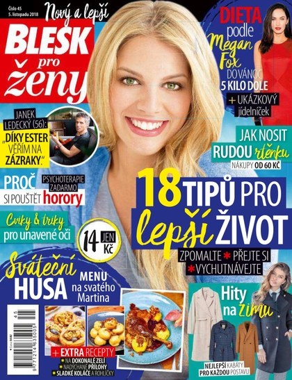 E-magazín Blesk pro ženy - 5.11.2018 - CZECH NEWS CENTER a. s.