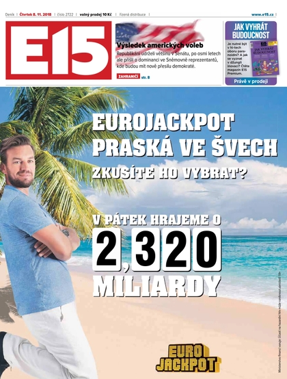 E-magazín E15 - 8.11.2018 - CZECH NEWS CENTER a. s.