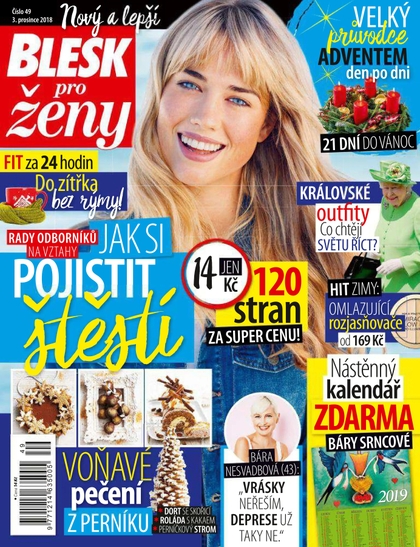 E-magazín Blesk pro ženy - 3.12.2018 - CZECH NEWS CENTER a. s.