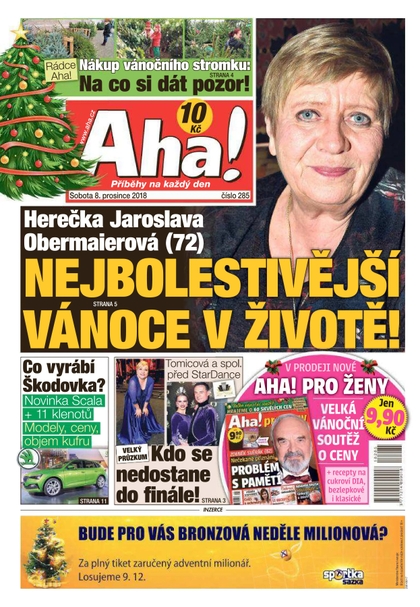 E-magazín AHA! - 8.12.2018 - CZECH NEWS CENTER a. s.
