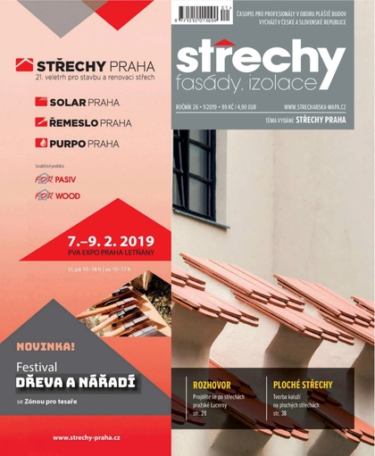 E-magazín Střechy-Fasády-Izolace 1/2019 - EEZY Publishing