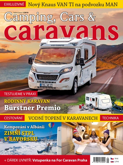 E-magazín Camping, Cars &amp; Caravans 1/2019 - NAKLADATELSTVÍ MISE, s.r.o.