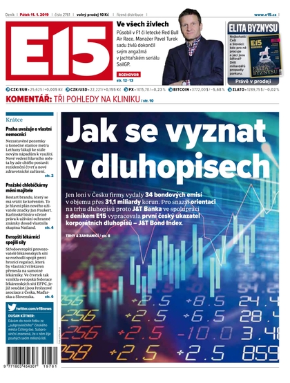 E-magazín E15 - 11.1.2019 - CZECH NEWS CENTER a. s.