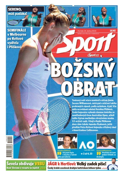 E-magazín Sport - 24.1.2019 - CZECH NEWS CENTER a. s.
