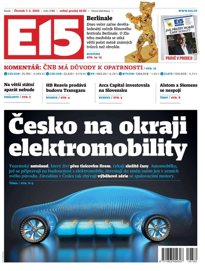 E-magazín E15 - 7.2.2019 - CZECH NEWS CENTER a. s.