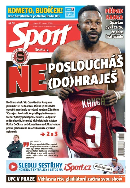 E-magazín Sport - 20.2.2019 - CZECH NEWS CENTER a. s.