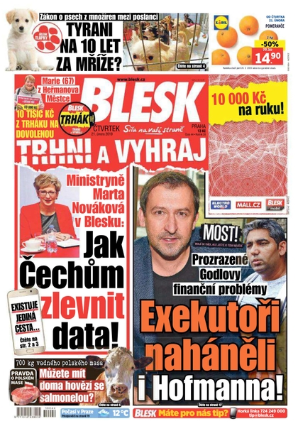 E-magazín Blesk - 21.2.2019 - CZECH NEWS CENTER a. s.