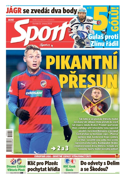E-magazín Sport - 21.2.2019 - CZECH NEWS CENTER a. s.