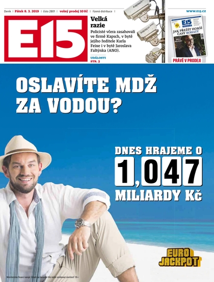 E-magazín E15 - 8.3.2019 - CZECH NEWS CENTER a. s.