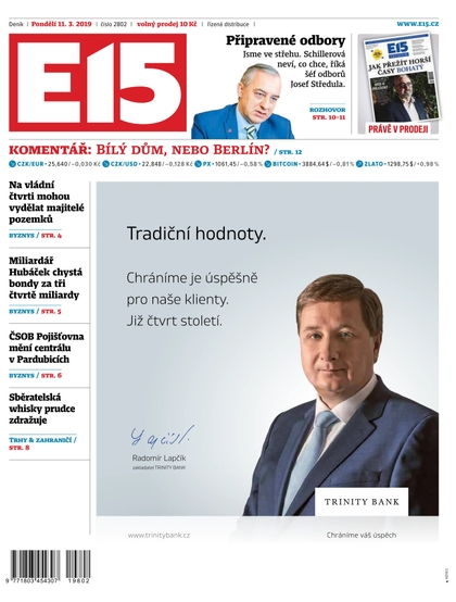 E-magazín E15 - 11.3.2019 - CZECH NEWS CENTER a. s.