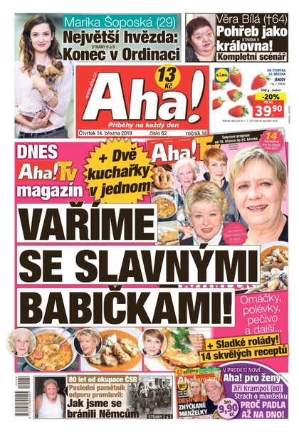 E-magazín AHA! - 14.3.2019 - CZECH NEWS CENTER a. s.