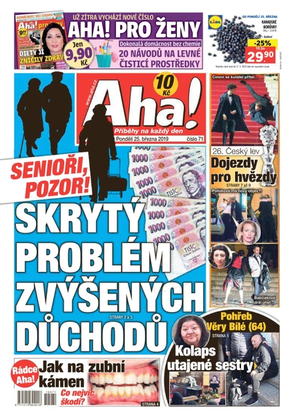 E-magazín AHA! - 25.3.2019 - CZECH NEWS CENTER a. s.