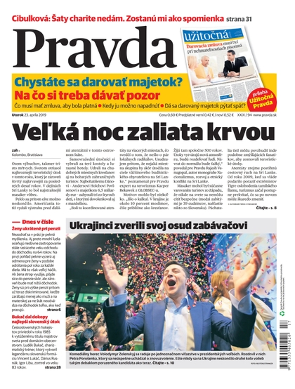 E-magazín Denník Pravda 23. 4. 2019 - OUR MEDIA SR a. s.