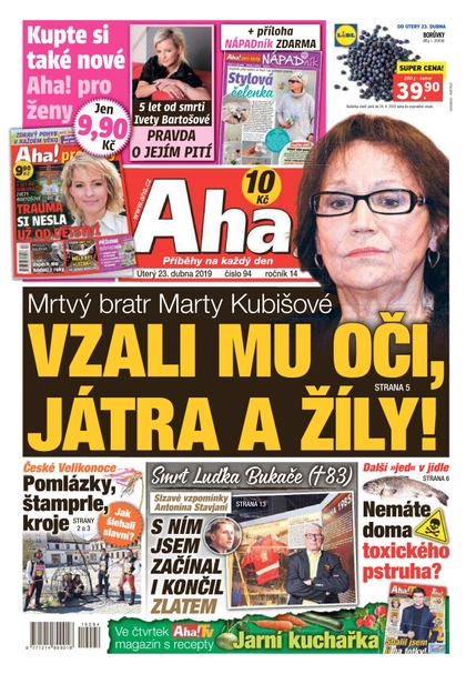 E-magazín AHA! - 23.4.2019 - CZECH NEWS CENTER a. s.