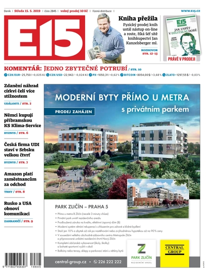 E-magazín E15 - 15.5.2019 - CZECH NEWS CENTER a. s.