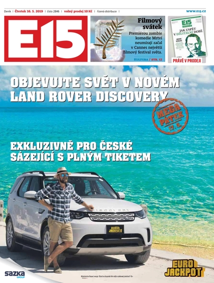 E-magazín E15 - 16.5.2019 - CZECH NEWS CENTER a. s.