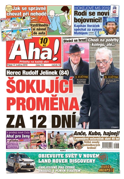 E-magazín AHA! - 17.5.2019 - CZECH NEWS CENTER a. s.