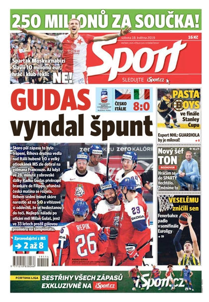 E-magazín Sport - 18.5.2019 - CZECH NEWS CENTER a. s.