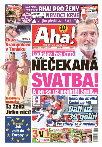 E-magazín AHA! - 22.5.2019 - CZECH NEWS CENTER a. s.