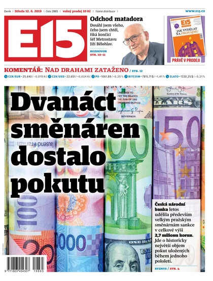 E-magazín E15 - 12.6.2019 - CZECH NEWS CENTER a. s.