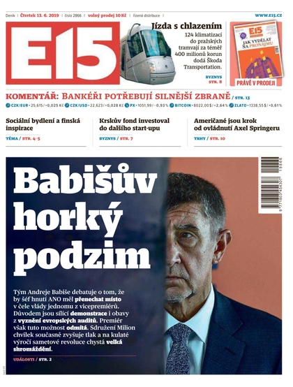 E-magazín E15 - 13.6.2019 - CZECH NEWS CENTER a. s.
