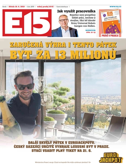 E-magazín E15 - 19.6.2019 - CZECH NEWS CENTER a. s.