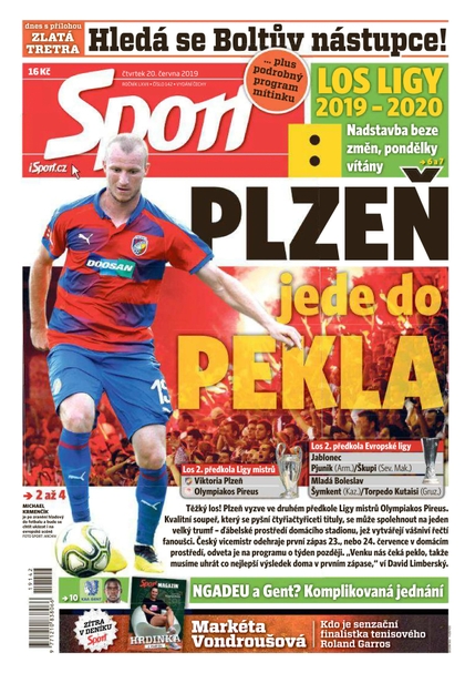 E-magazín Sport - 20.6.2019 - CZECH NEWS CENTER a. s.