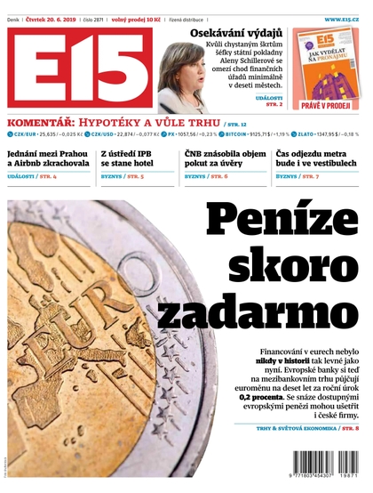 E-magazín E15 - 20.6.2019 - CZECH NEWS CENTER a. s.
