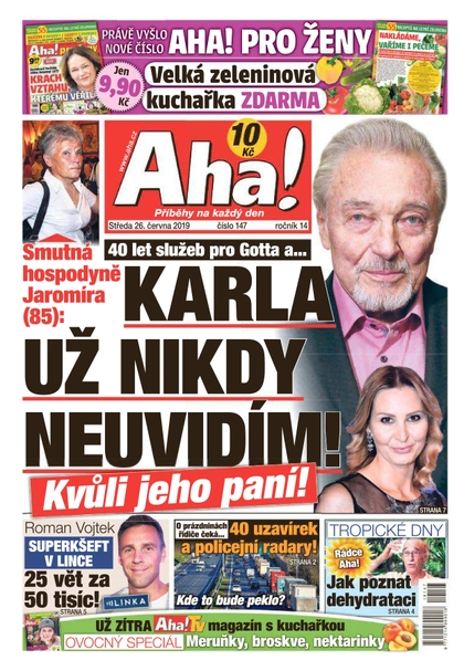 E-magazín AHA! - 26.6.2019 - CZECH NEWS CENTER a. s.