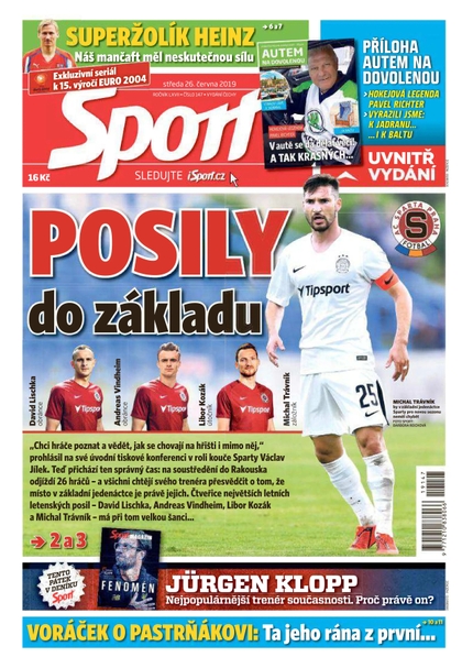 E-magazín Sport - 26.6.2019 - CZECH NEWS CENTER a. s.