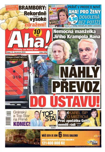 E-magazín AHA! - 12.7.2019 - CZECH NEWS CENTER a. s.