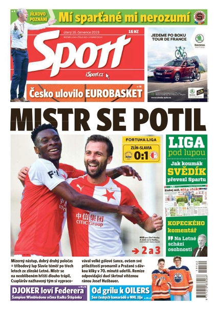 E-magazín Sport - 16.7.2019 - CZECH NEWS CENTER a. s.