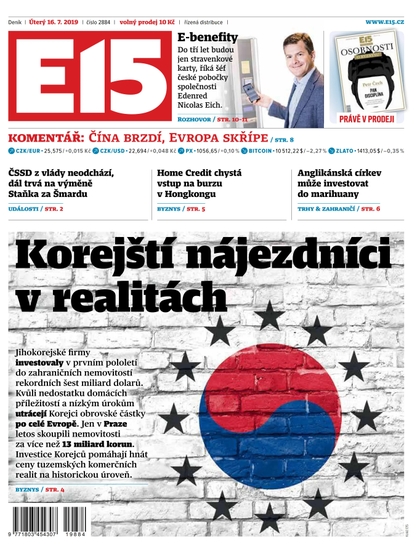 E-magazín E15 - 16.7.2019 - CZECH NEWS CENTER a. s.