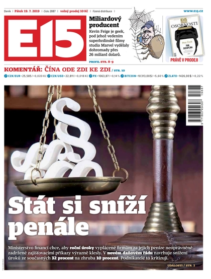 E-magazín E15 - 19.7.2019 - CZECH NEWS CENTER a. s.