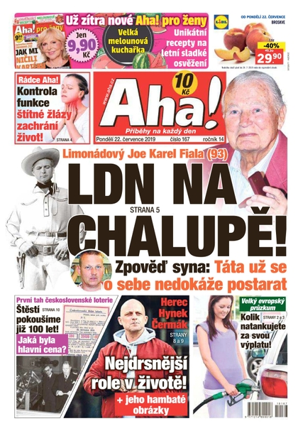 E-magazín AHA! - 22.7.2019 - CZECH NEWS CENTER a. s.
