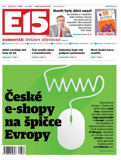 E-magazín E15 - 23.7.2019 - CZECH NEWS CENTER a. s.