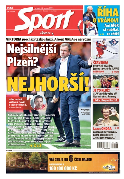 E-magazín Sport - 14.8.2019 - CZECH NEWS CENTER a. s.