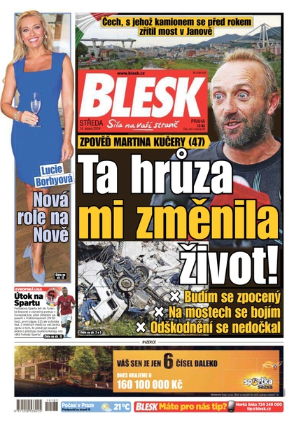 E-magazín Blesk - 14.8.2019 - CZECH NEWS CENTER a. s.