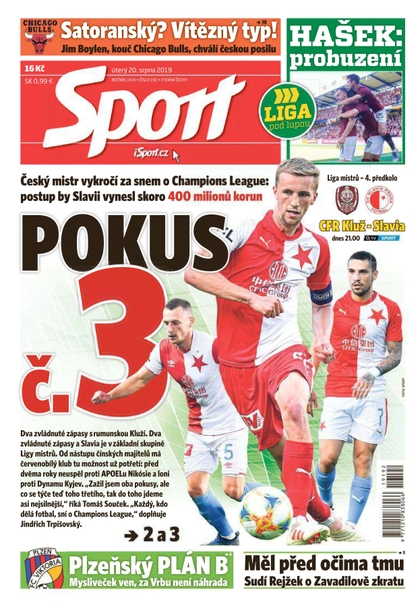E-magazín Sport - 20.8.2019 - CZECH NEWS CENTER a. s.