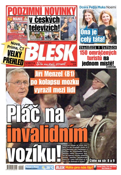 E-magazín Blesk - 24.8.2019 - CZECH NEWS CENTER a. s.