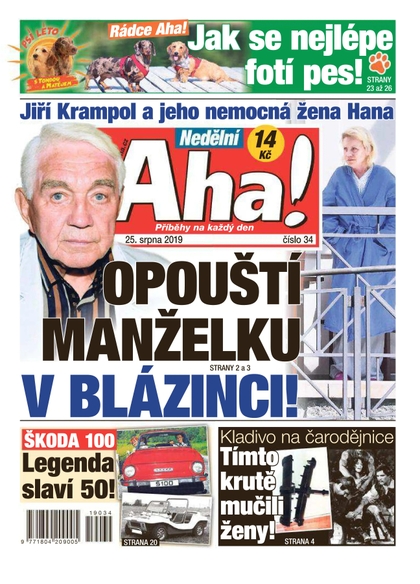 E-magazín Nedělní AHA! - 25.8.2019 - CZECH NEWS CENTER a. s.